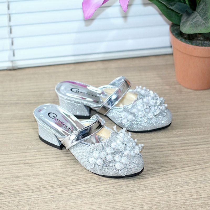 ROSALINA [COD]Sandal Pesta Anak Perempuan Bapau Mute Anti Slip