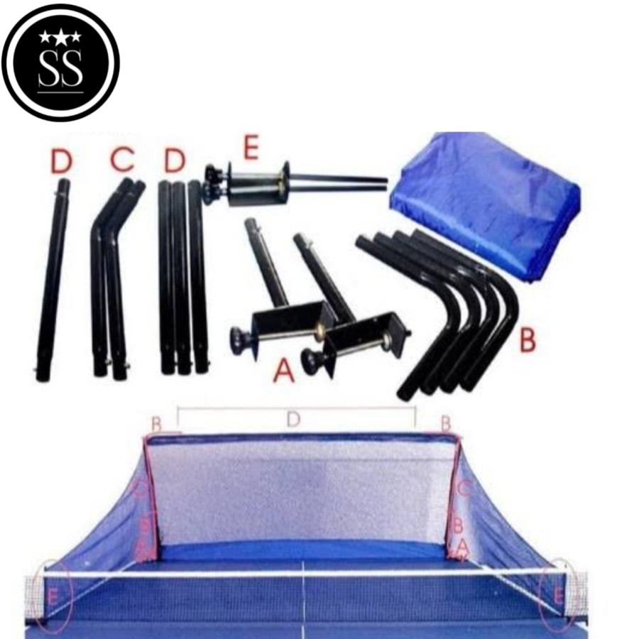 Jaring pingpong / ball catcher / jaring pengumpul bola pingpong