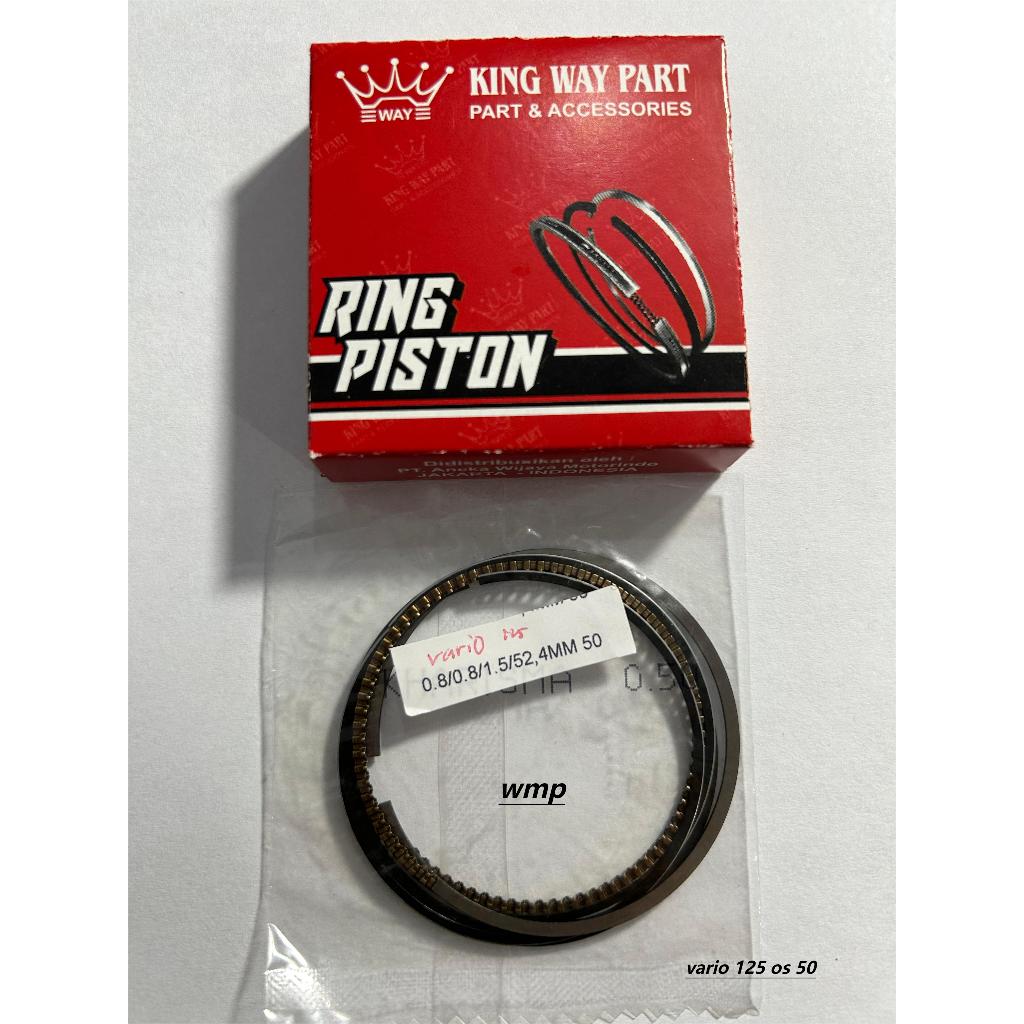 Ring piston VARIO 125 FI oversize os 50 ring seher only
