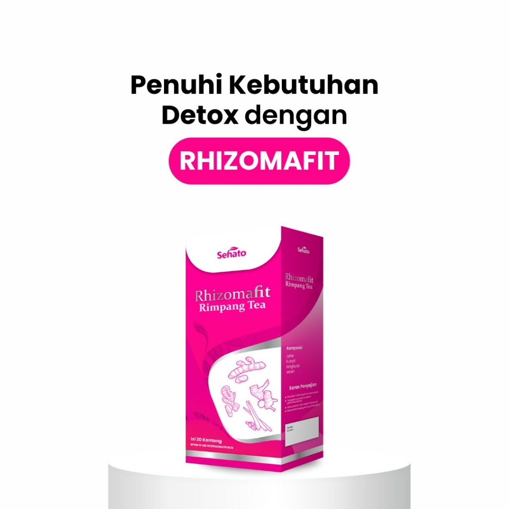RHIZOMAFIT Teh Rimpang | Diet & Detoks | BPOM