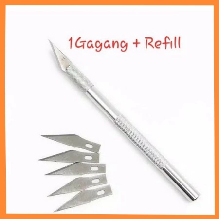 

Pen Cutter Atau Pisau Presisiuntuk Ukir atau Keperluan kerajinan dan lain sebagainya