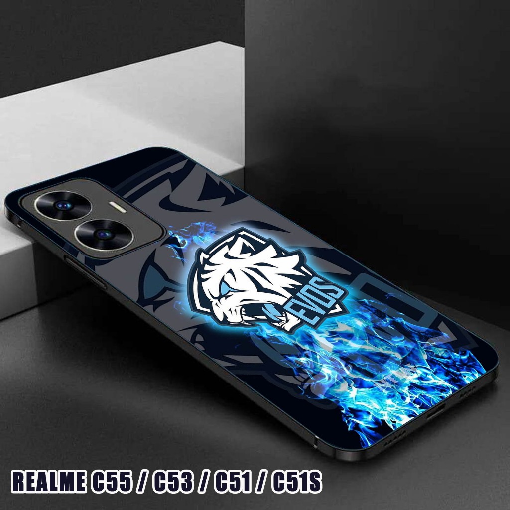 Case Glossy , Case Realme C55 / C53 / C51 / C51S , Motif Keren- Silikon - Case Glossy - Casing - Ter