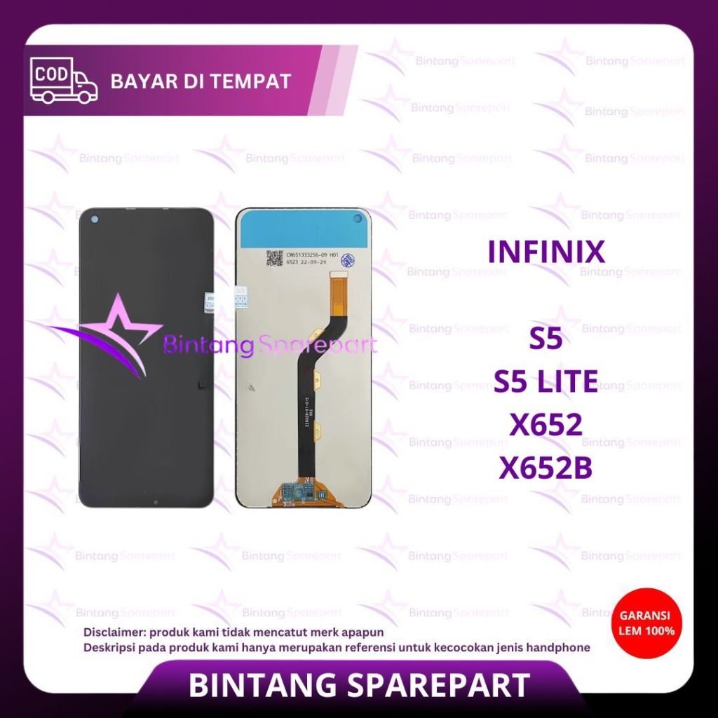 LCD TOUCHSCREEN INFINIX S5 / INFINIX S5 LITE / X652 / X652B