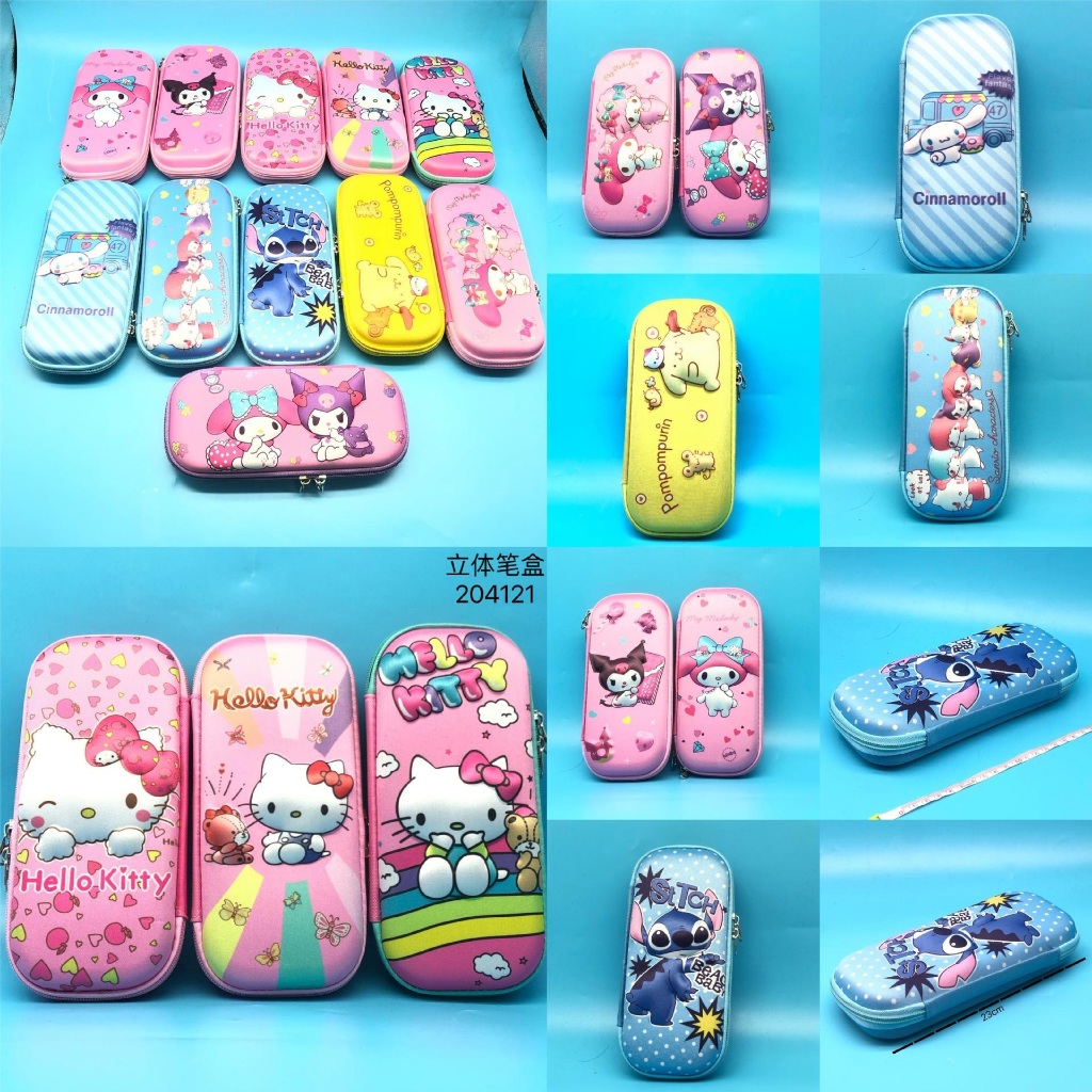 

Kotak Pensil Anak Tempat Pensil Model Dompet Resleting 3D Waterproof - Alat Tulis Sekolah