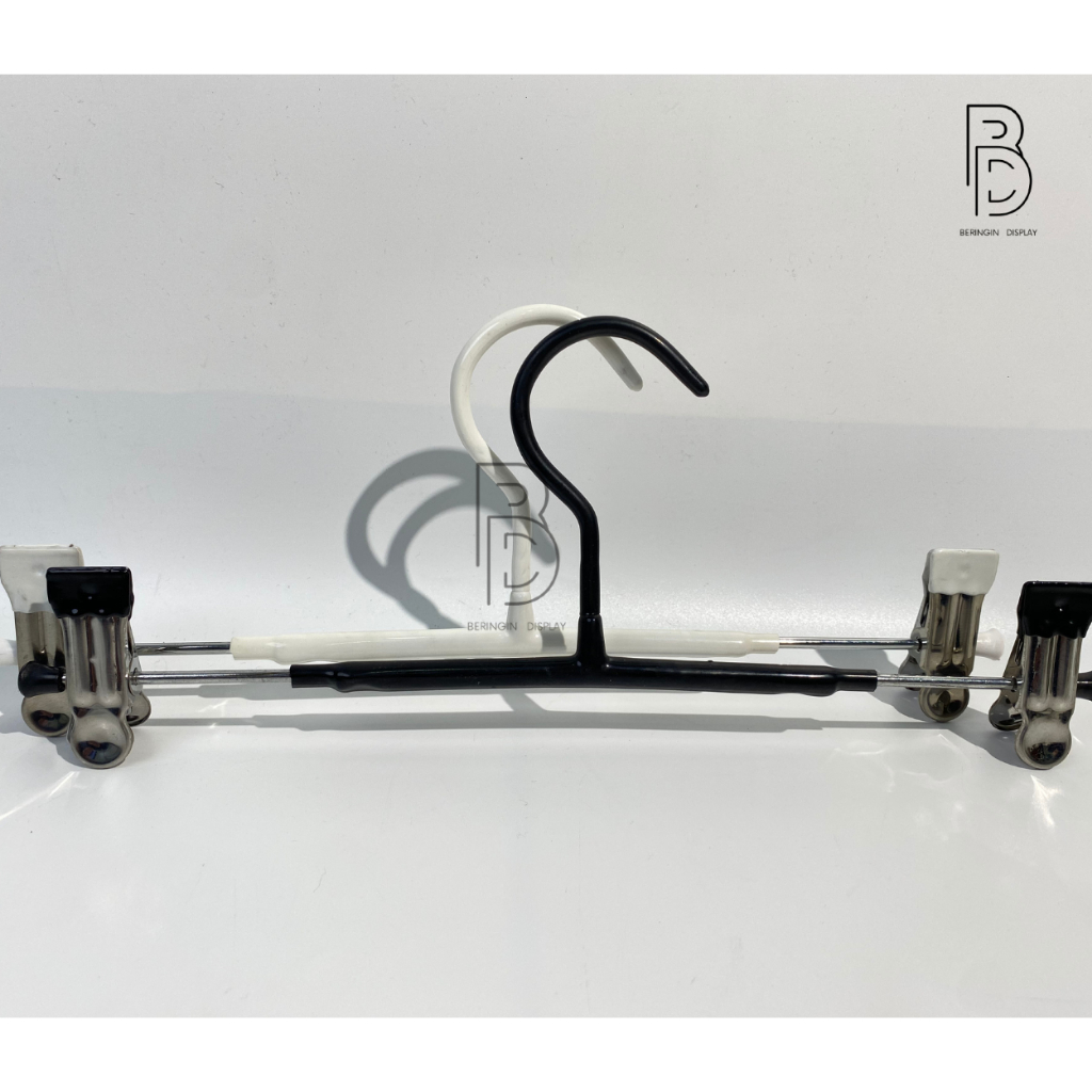 Hanger Celana Gantungan Baju Jepit dan Hanger Celana Jepit Besi/Hanger Jepit Besi 1 PCS