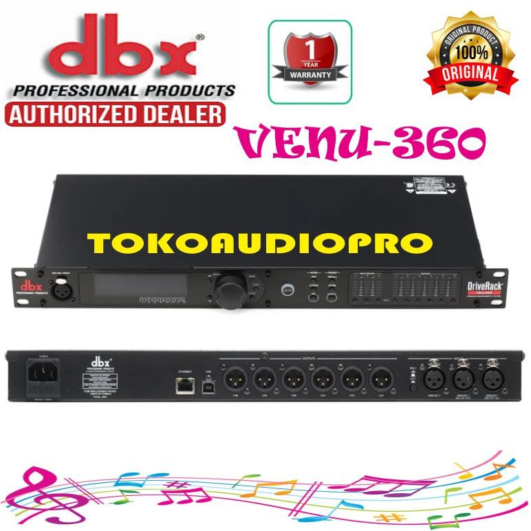 DLMS DBX Driverack Venu360 / Venu 360 DLMS / Speaker Management Original