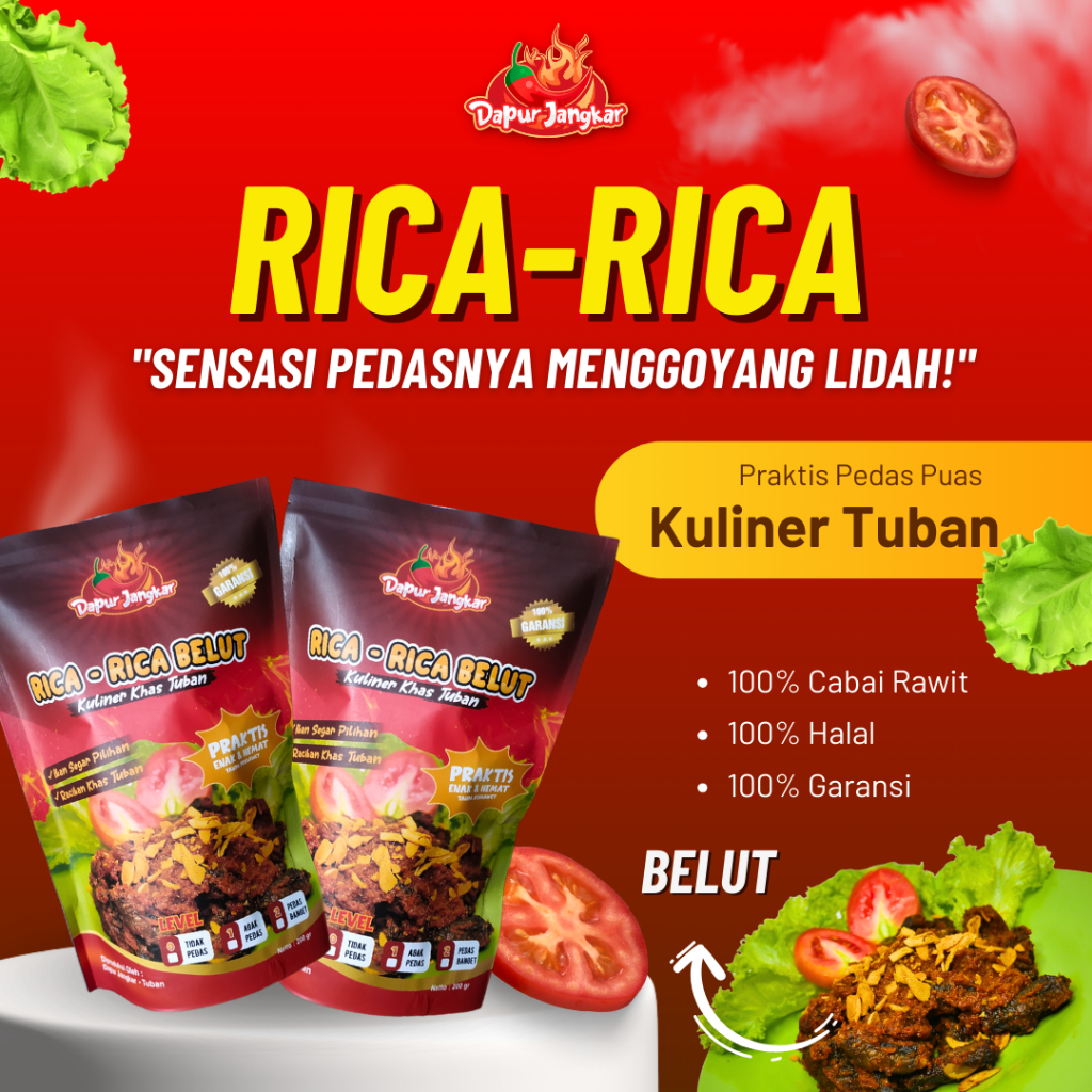 

Lezatoz_Genz Paket Hemat Rica-Rica Belut 2Pcs