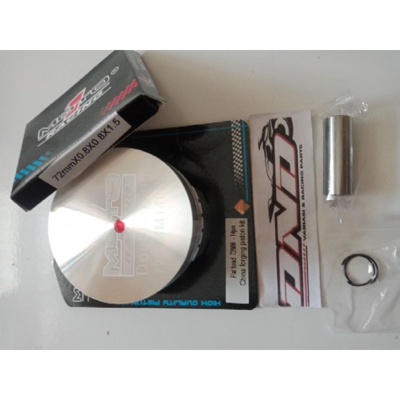 MOTO1 Piston forget 72mm pin 14/Piston 72 pen 14/Piston kit moto1 forget 72mm pin 14