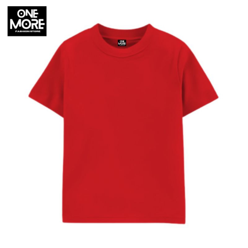 Kaos polos anak merah