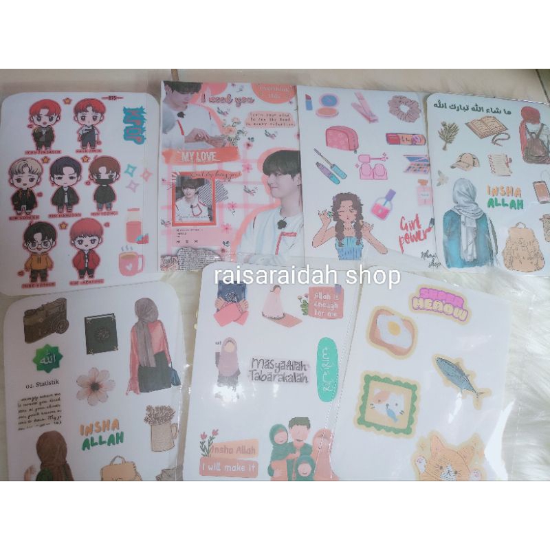 

stickerkpopanimeukuranA6.bisacustomgambar