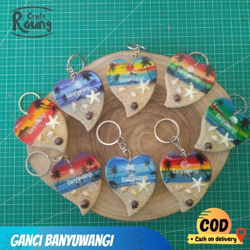 Gantungan Kunci Banyuwangi , Gantungan kunci Aesthetic , Oleh - Oleh Khas Banyuwangi