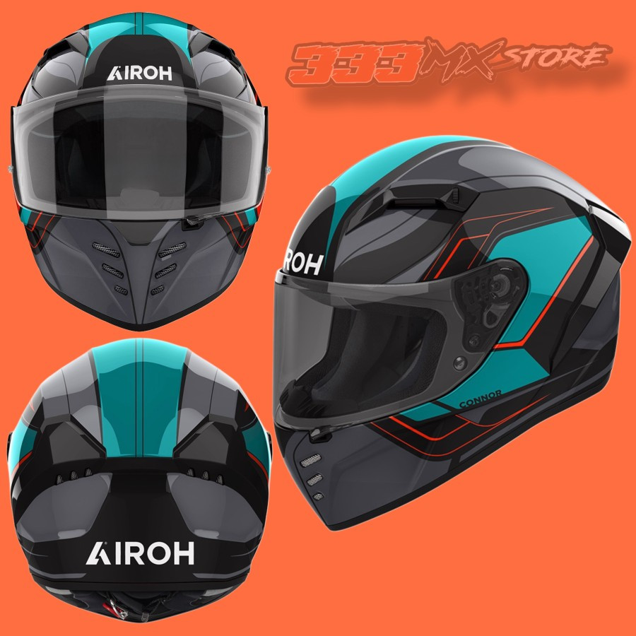 Helm Airoh Connor Dunk Gloss Helm Full Face Airoh Connor Dunk Original