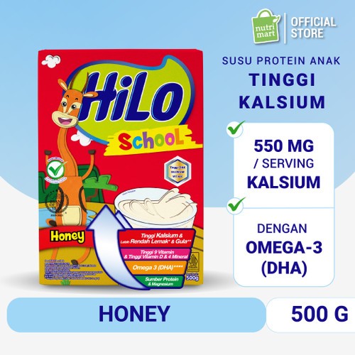 

hilo school susu bubuk honey 500gr