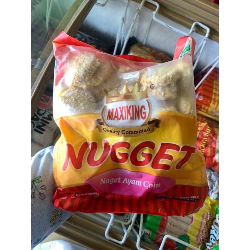 

Maxiking nugget ayam koin 500g