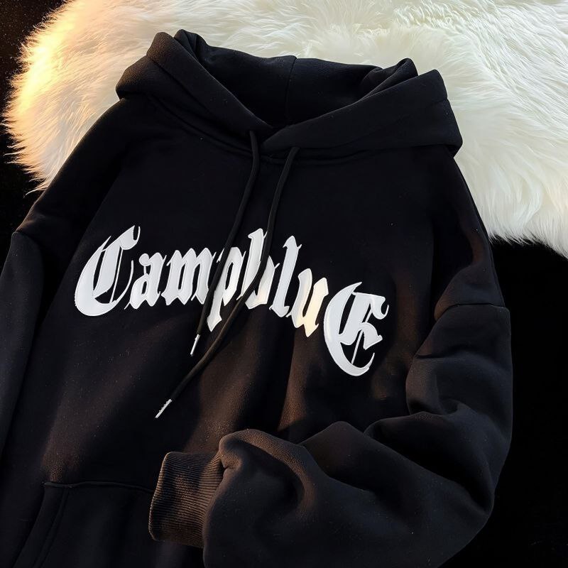 Jaket hoodie oversize kekinian (S-7XL) Pria Wanita uniseks Big size CAMPBLUR  Jumbo Katun Fleece Pre