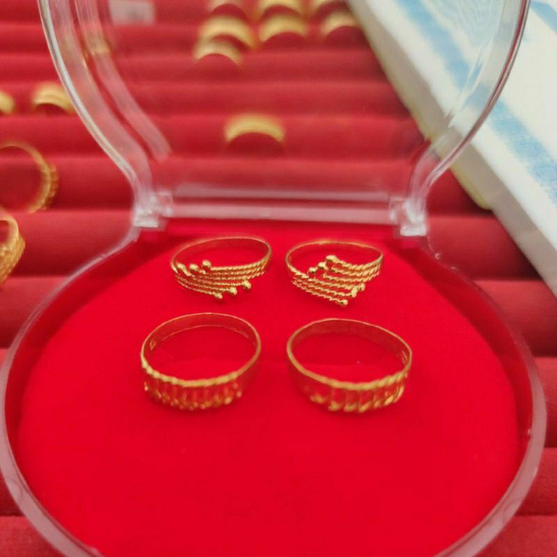 Perhiasan Emas Cincin 24 Karat 2gr