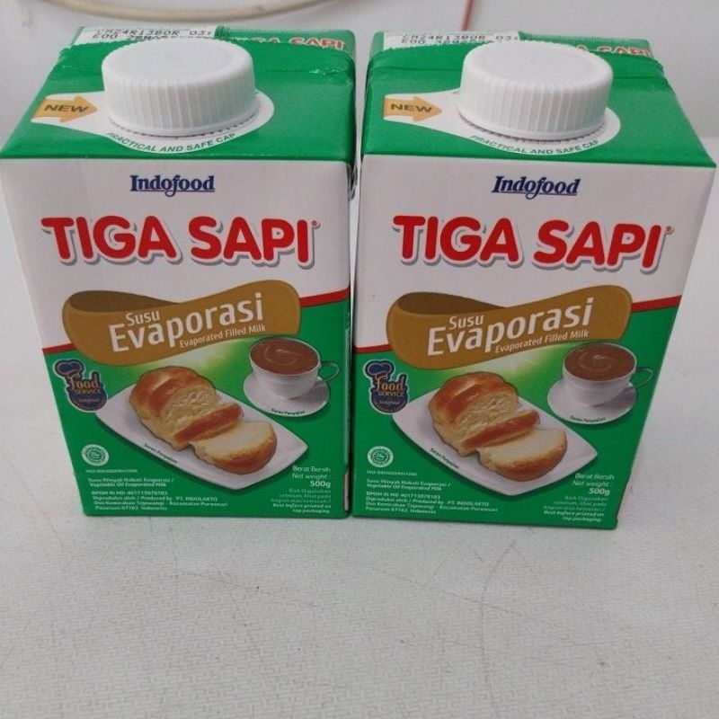 

susu evaporasi tiga sapi 500g