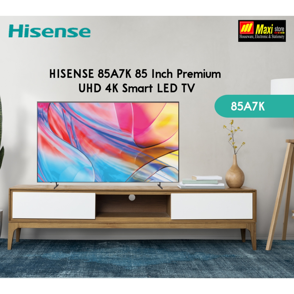 HISENSE 85A7K 85 Inch Premium UHD 4K Smart LED TV - Garansi Resmi