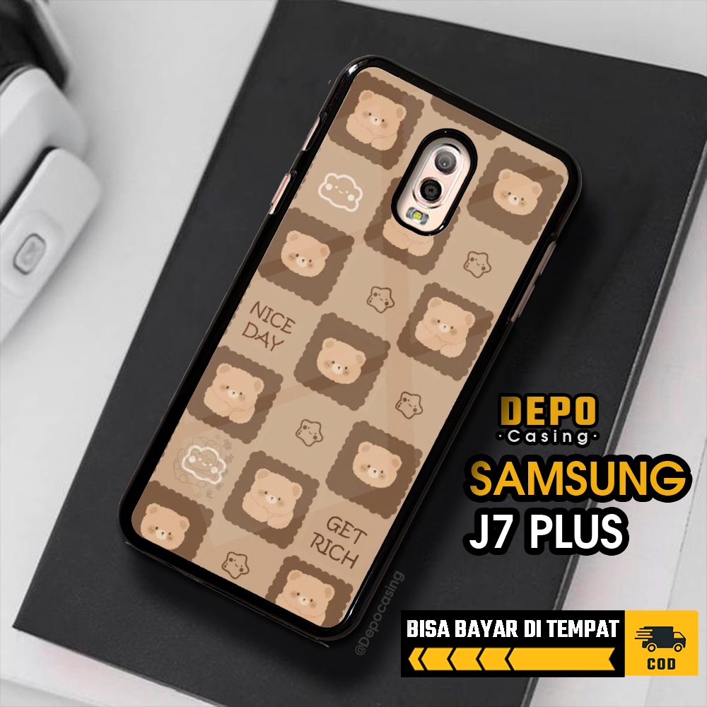 Case Samsung J7 Plus Casing Samsung J7 Plus Casing Depo Casing [TDBR] Case Glossy Case Aesthetic Cus
