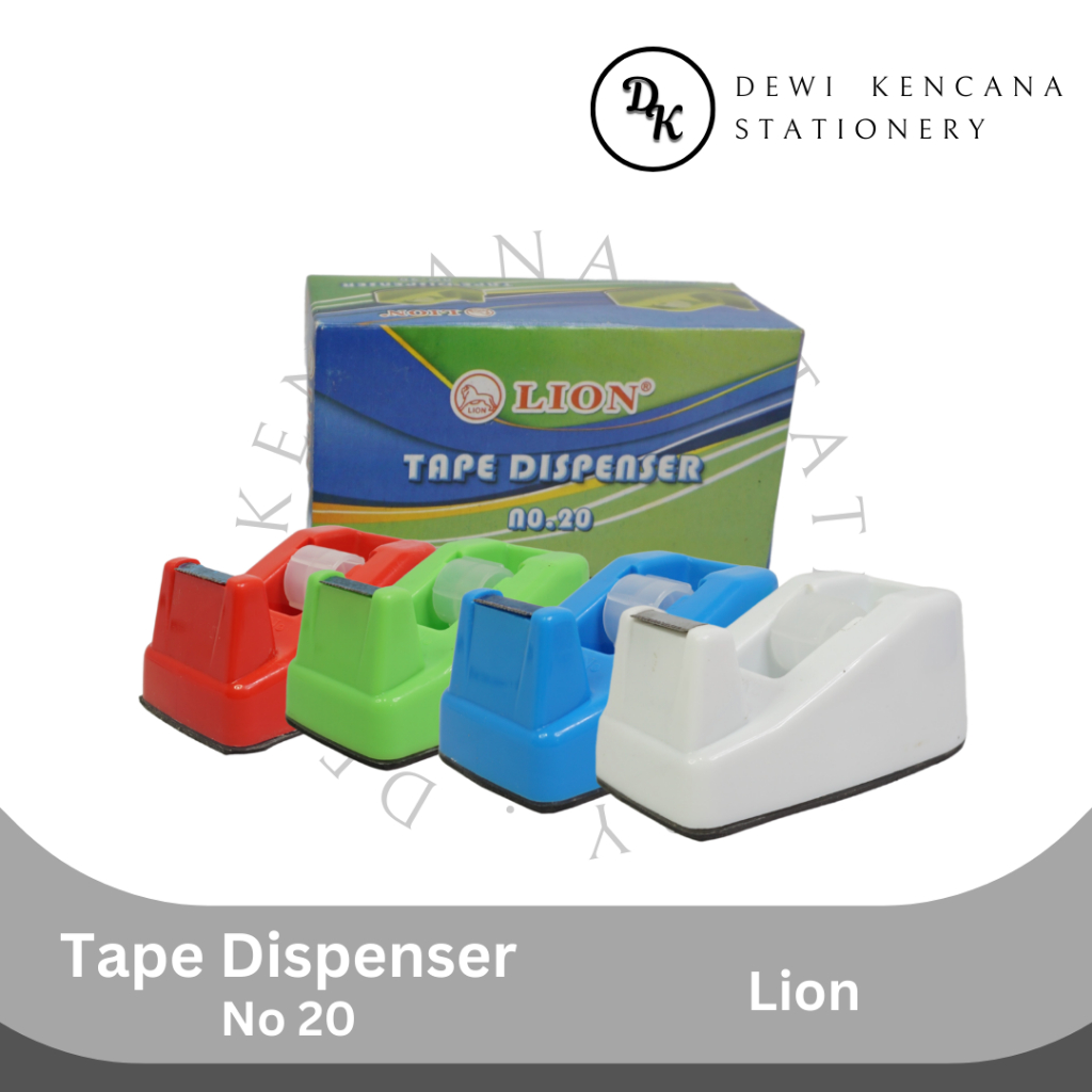 

Tape Dispenser Lion No.20/Dispenser Tempat Isolasi