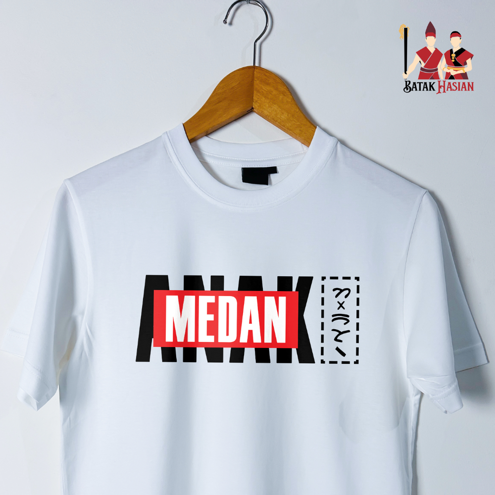ANAK MEDAN (Versi 2) - Kaos Batak - Katun premium 100% - Batak Hasian Official Store