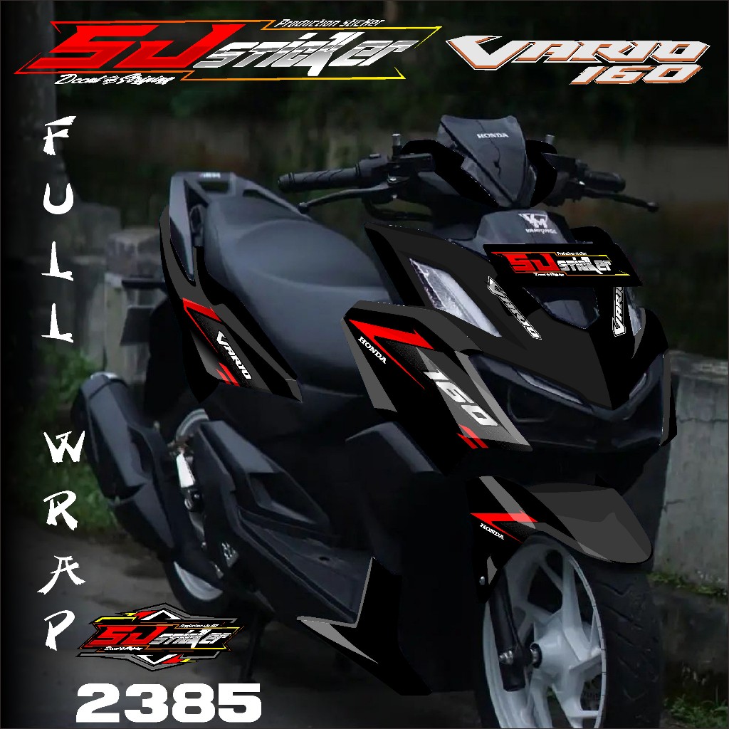 Decal stiker Vario 160 New ABS/NON ABS fullbody Dekal Sticker Motor Honda Vario 160 Murah Decal Stik