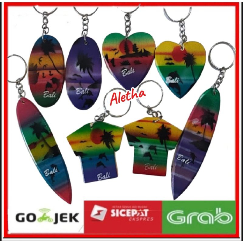 Gantungan Kunci Khas Bali. Souvenir asli Bali