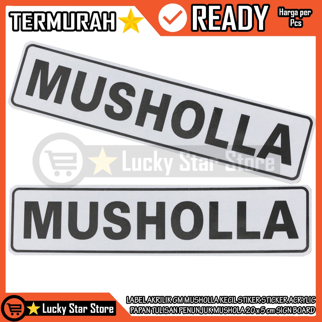 

Sticker Acrylic Musholla Stiker Penunjuk Tempat Sholat Papan Tulisan Label Akrilik Boyqo Solat 20 X 5 Cm Sign Board Acrylik Akrilic Sekolah Restoran Toko Kantor Mall Tulis Penanda Tanda Pertanda Lokasi Sembayang Umat Muslim Mushola