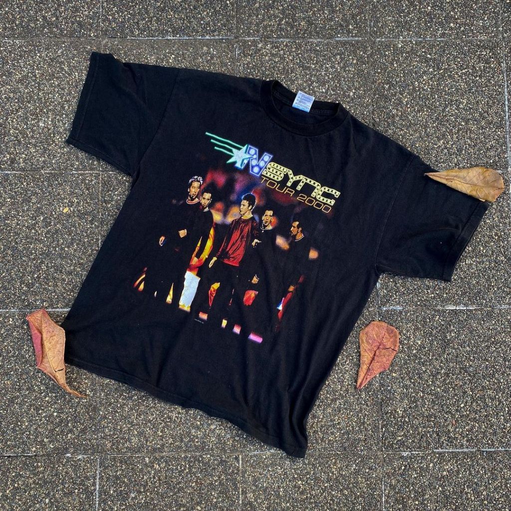 Kaos band vintage NSYNC Tour 2000