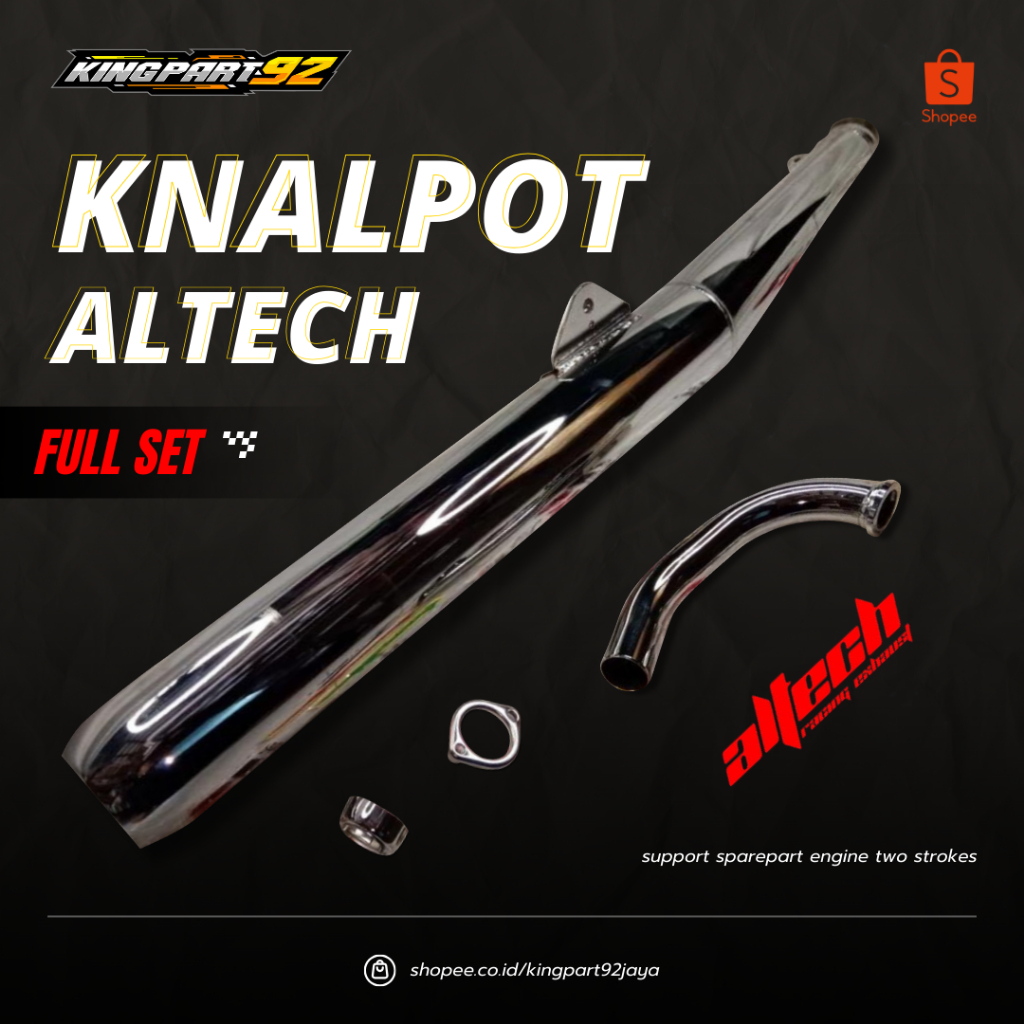 KNALPOT ALTECH FULLSET RXKING KNALPOT RXKING ALTECH C17 C20 DAN C20RR FULLSET LEHERAN KENALPOT RXKIN
