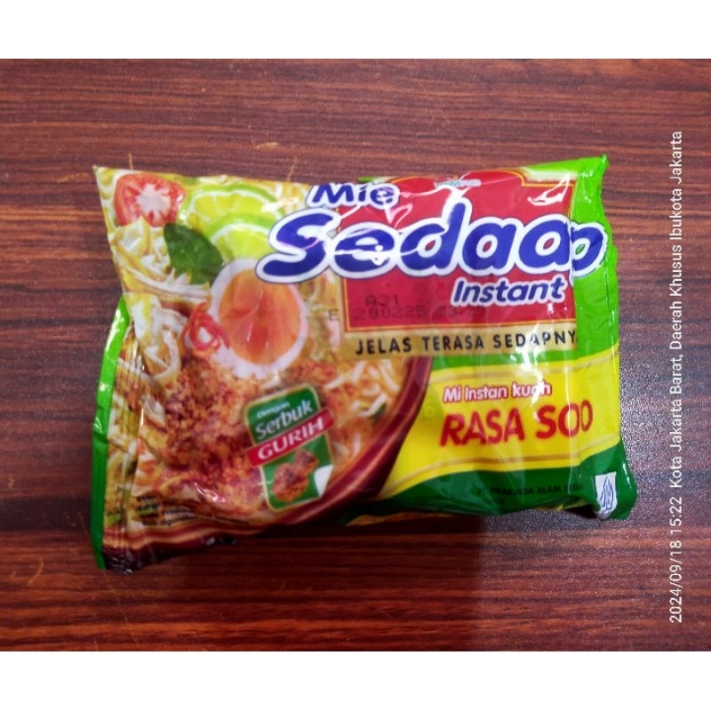 

MIE SEDAAP RASA SOTO 75 gram
