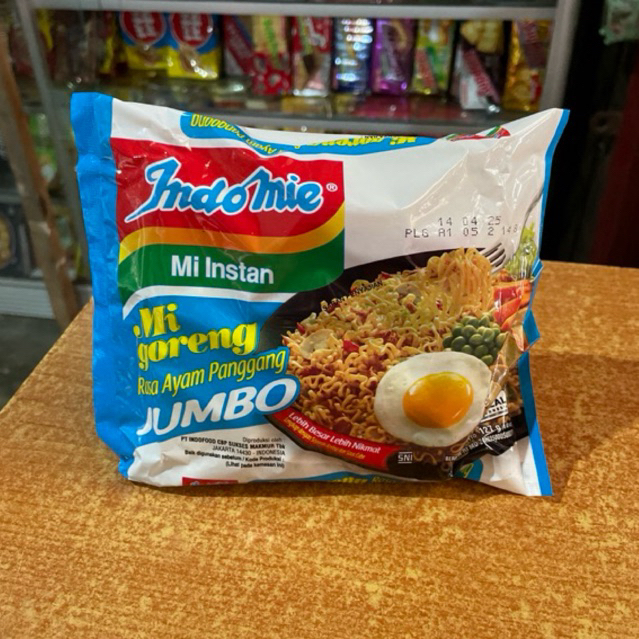 

1 BKS INDOMIE GORENG JUMBO AYAM PANGGANG