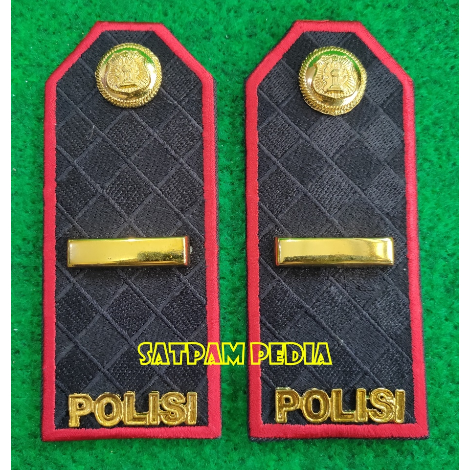 Pangkat Ipda PDU Kain Lis Merah - Pangkat PDU Ipda Kain