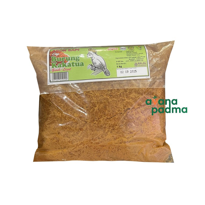 

Abon Sapi Cap Burung Kakatua (1kg)