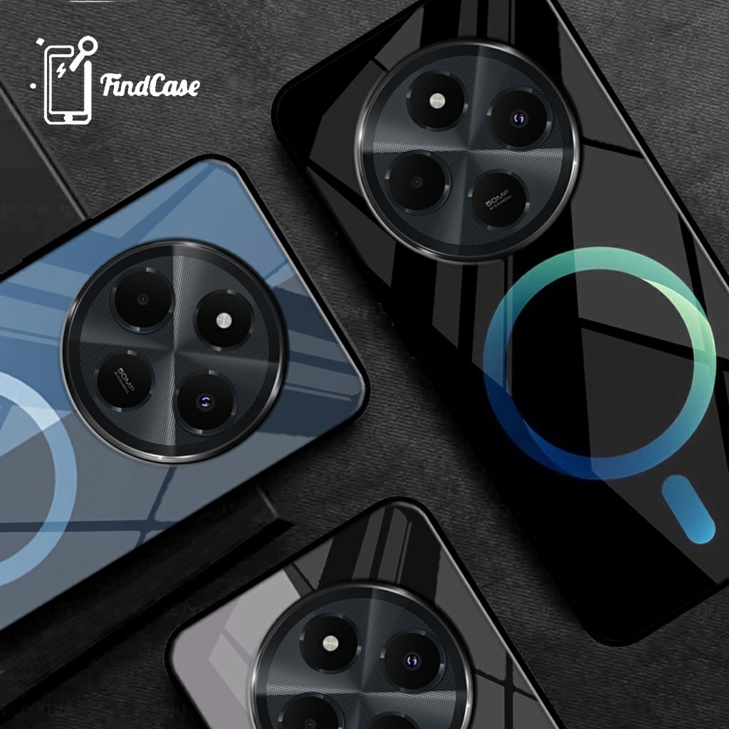 Softcase Glass Kaca REDMI 14C Terbaru 2024 [FC01] Case REDMI 14C - Casing  Handphone REDMI 14C - Pel