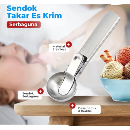 Sendok Es Krim - Sendok Cetak Scoope Es Krim & Buah
