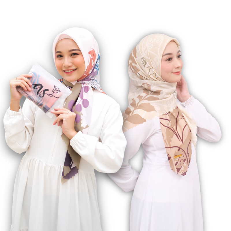 AVALEE SCARF KAYLA SHEENA SERIES SQUARE HIJAB LASERCUT PREMIUM jilbab kerudung