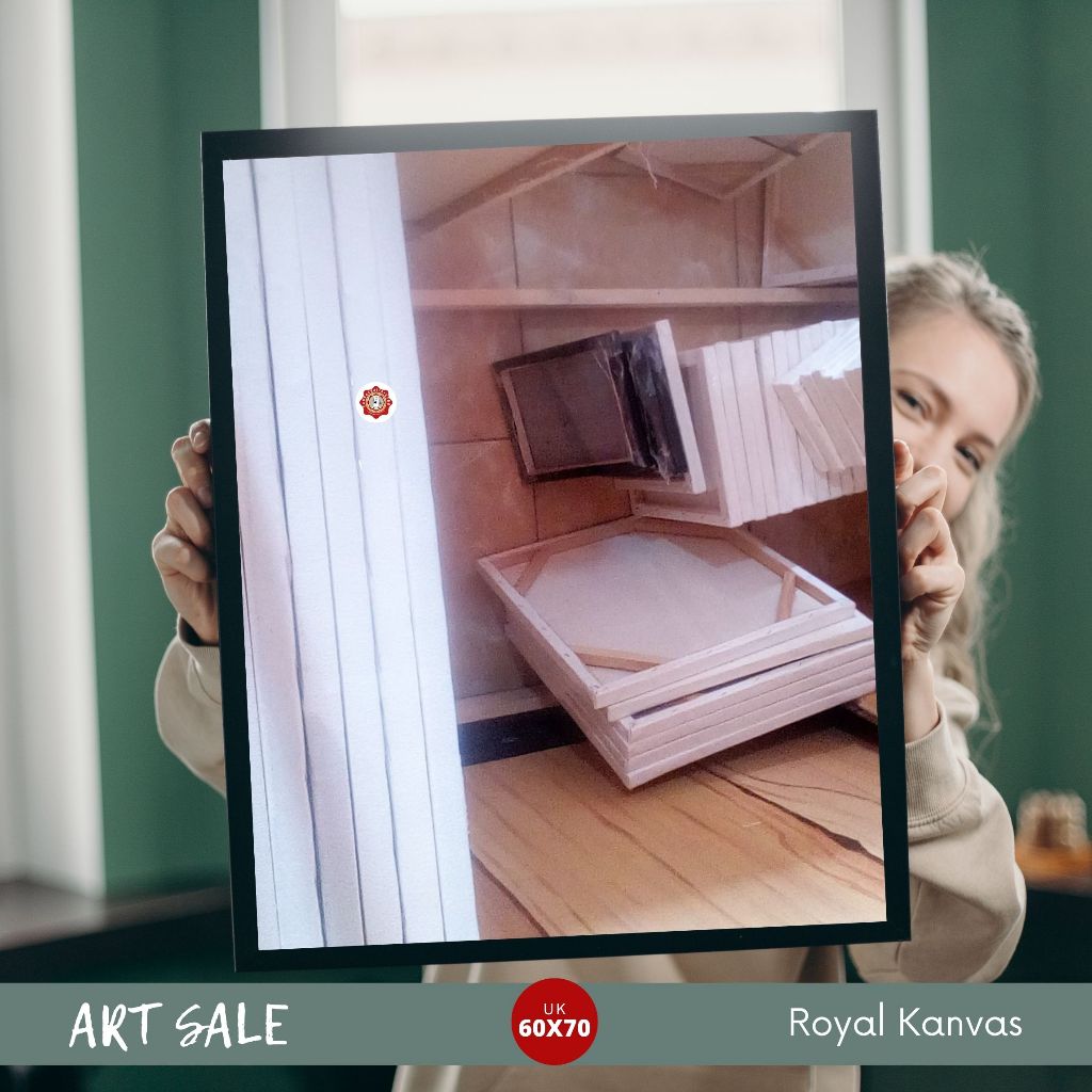 

PROMO! Kanvas Lukis Premium 60x70 cm|Putih-High|Kayu Besar-Ideal untuk Acrylic&Oil| Harga Terjangkau