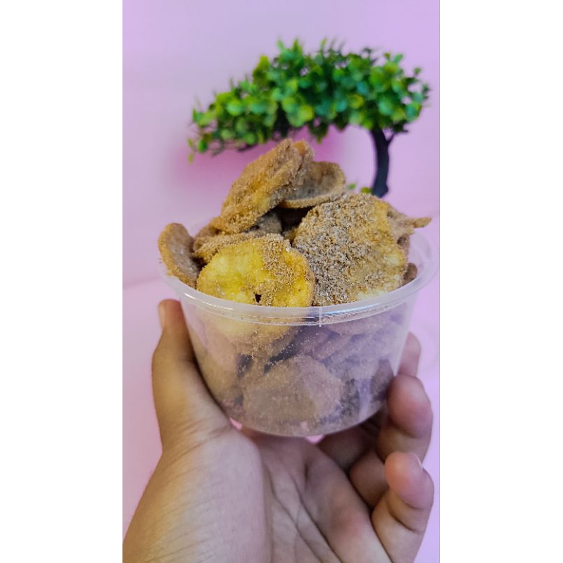 

kripik pisang Milo box kemasan 300ml/80gram