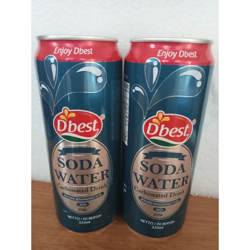 

D"BEST SODA WATER 325ml EXp 2025 Juli