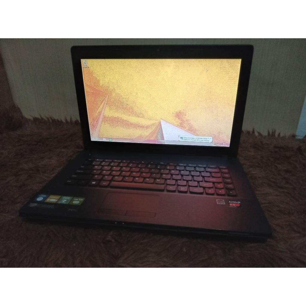 Laptop Lenovo G405 ram 2gb ssd 180gb MURAH