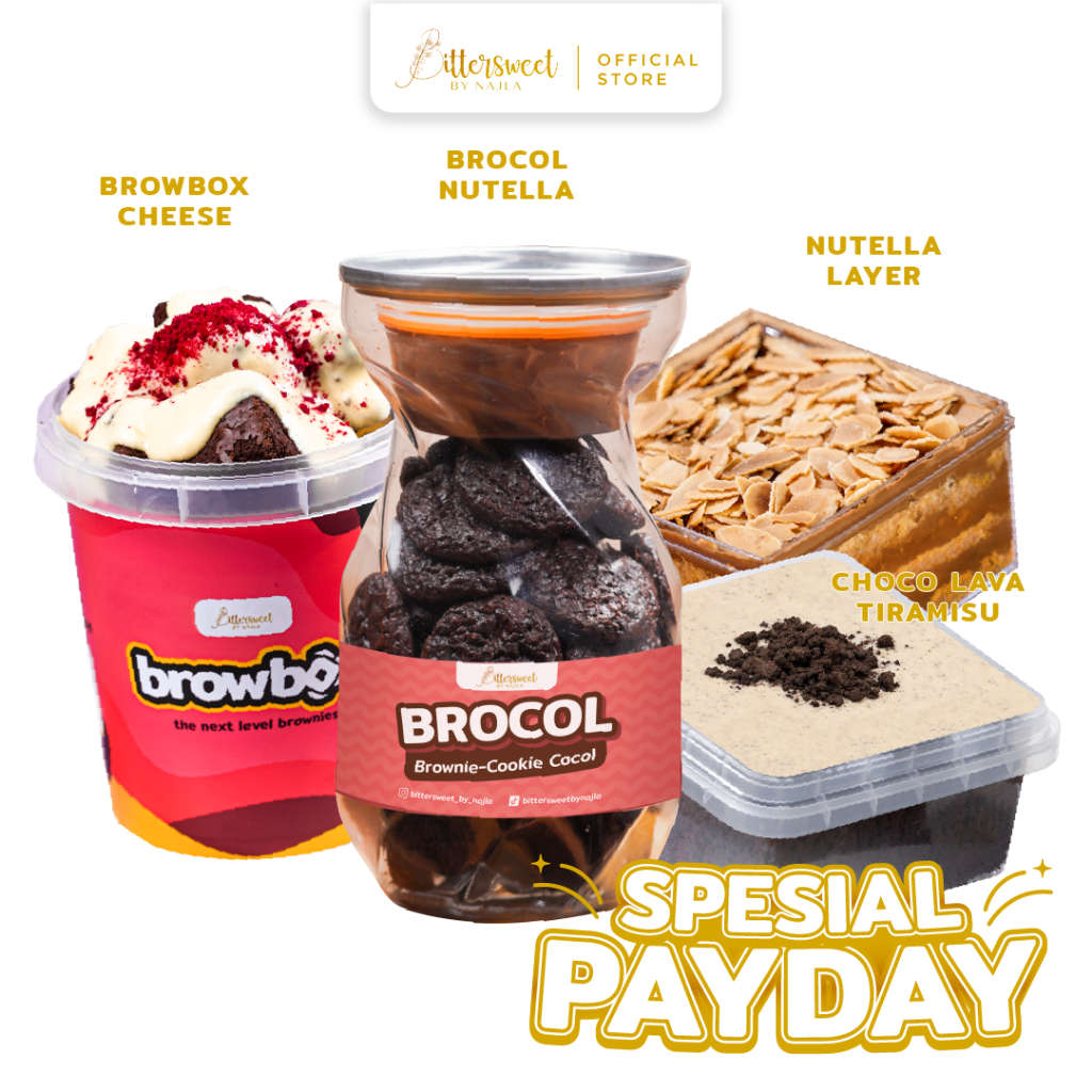 

[ SPESIAL ] Brocol Nutella + Browbox Cheese + Choco Lava Tiramisu + Nutellla Layer