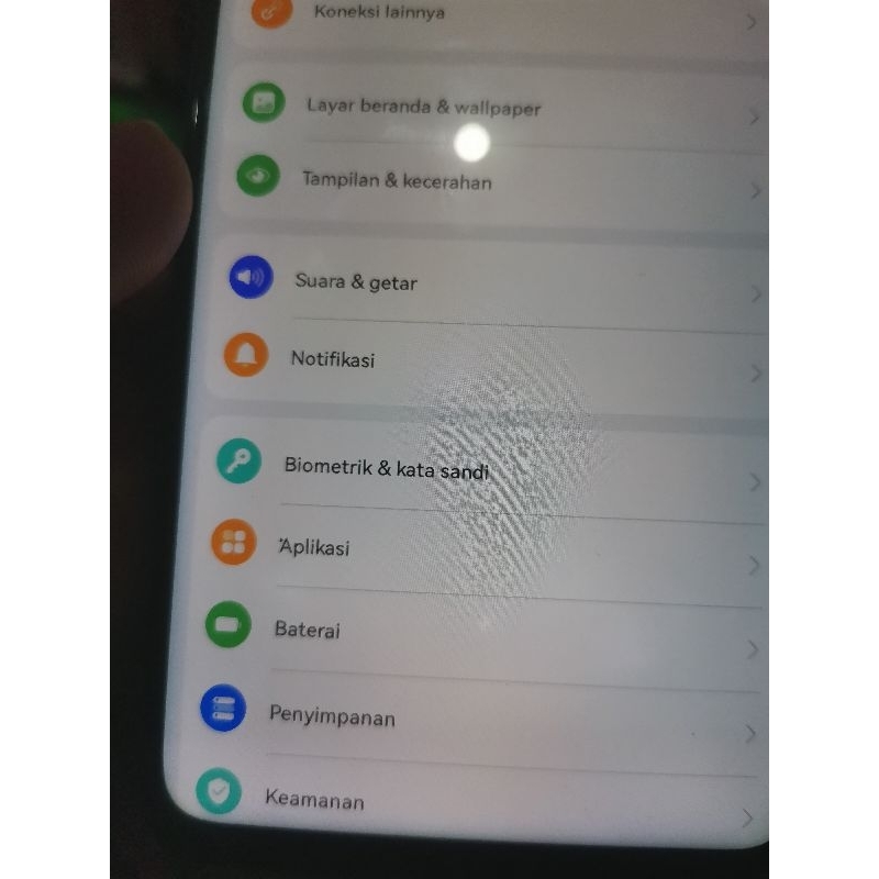 LCD FRAME BATERAI HUAWEI NOVA 5T ORIGINAL BEKAS