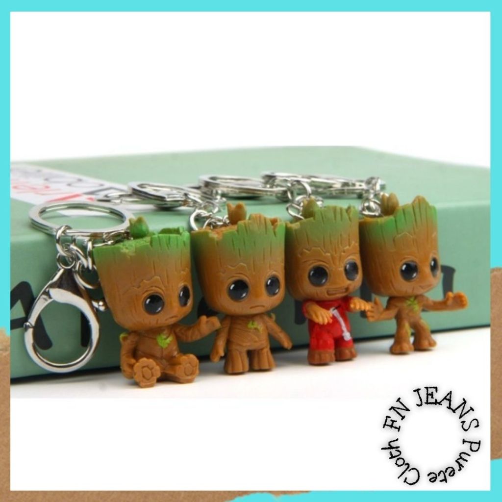 Gantungan Kunci Baby Groot Keychain I Am Groot Lucu KYC 21