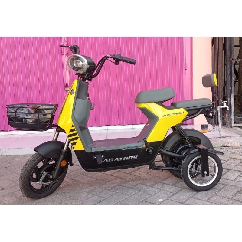SEPEDA LISTRIK AGATHOS 360 + RODA BANTU