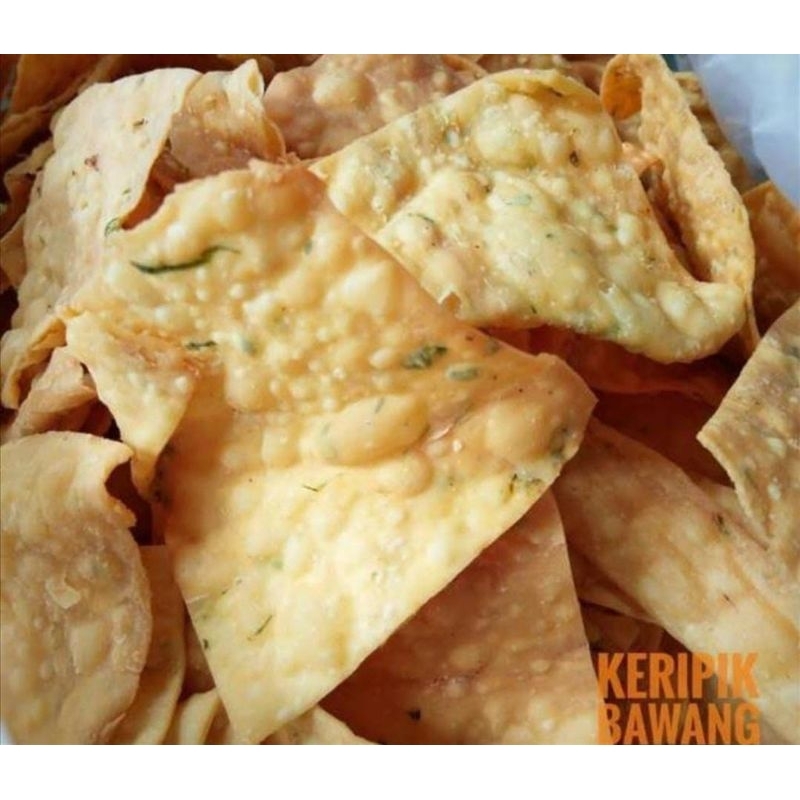

kripik pangsit keripik bawang