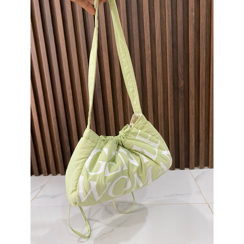 TAS SERUT TOP HANDEL WANITA GW WARNA HIJAU MINT