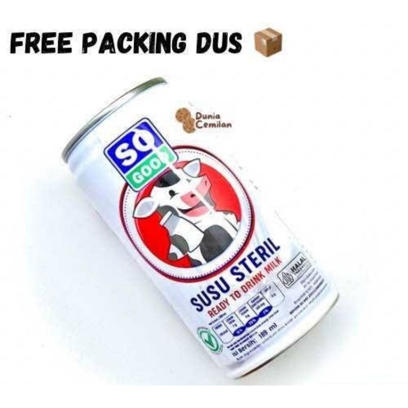 

SO GOOD SUSU Steril 189ml isi 30pcs