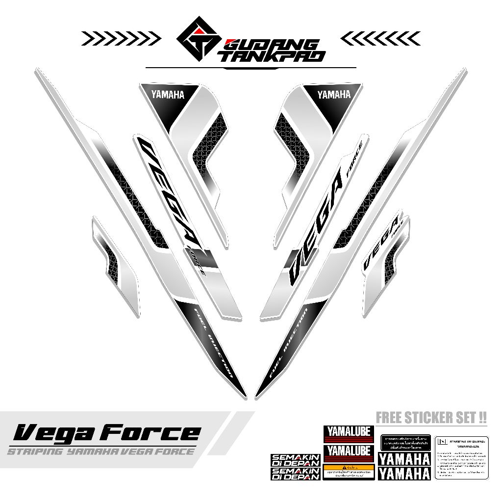 STRIPING VEGA FORCE 2021 / MTF 4 / STIKER SET VEGA NEW FORCE / STIKER STRIPING VEGA FORCE / VARIASI 