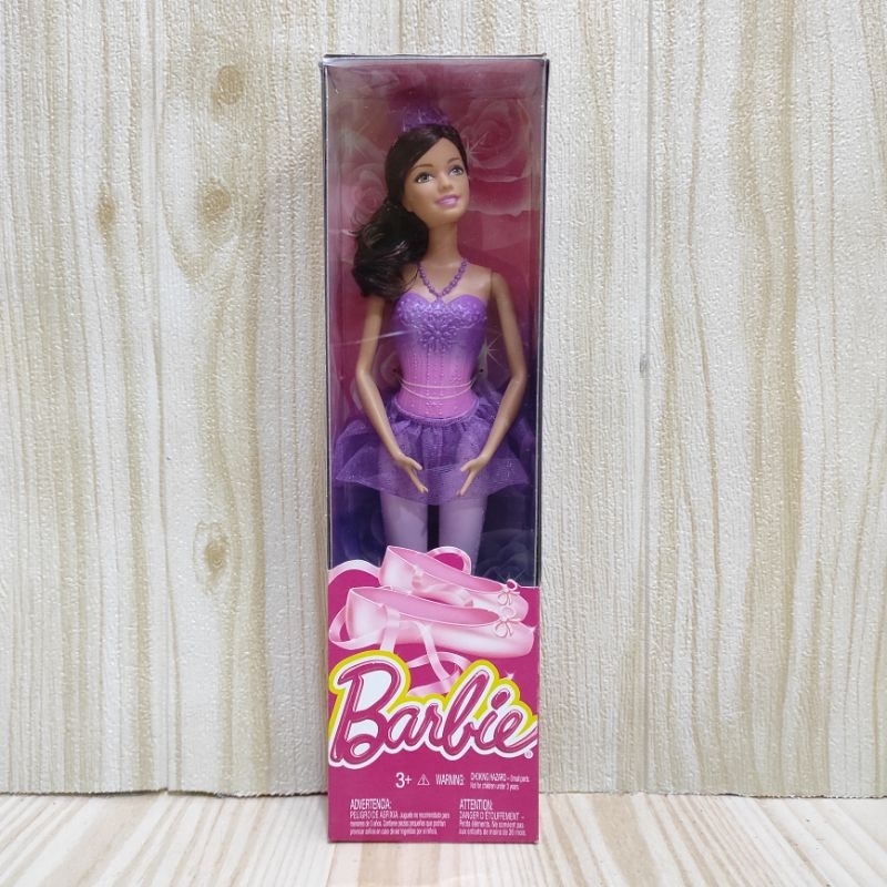 Boneka Barbie Ballerina Fairytale Dress Purple